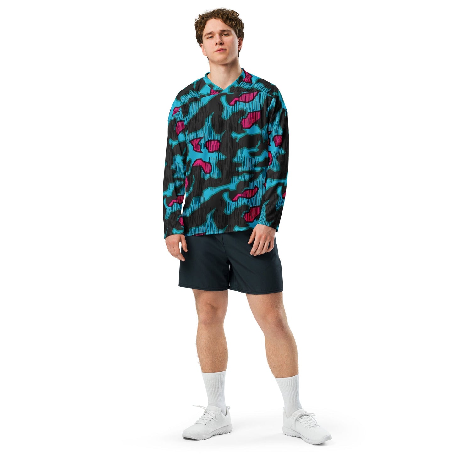 German Splittermuster Miami Urban CAMO Unisex Hockey Fan Jersey