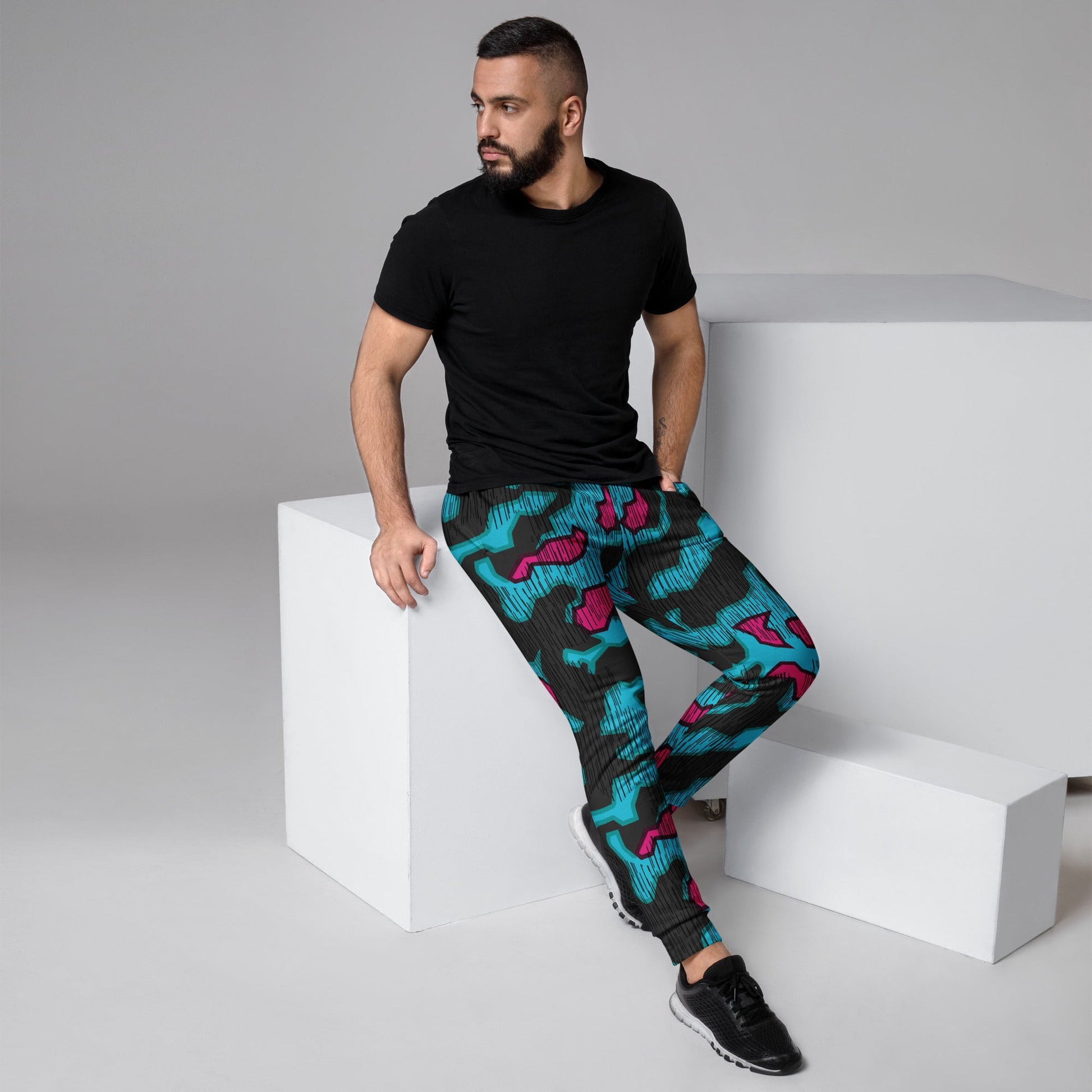 German Splittermuster Miami Urban CAMO Mens Joggers - XS