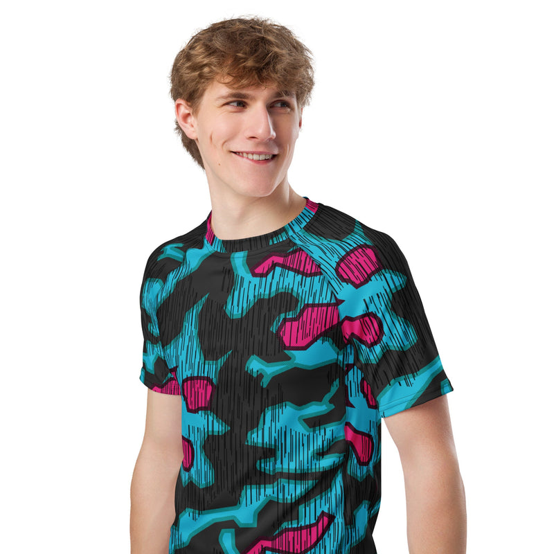 Splittermuster Miami Urban CAMO Mens Short-Sleeve Rash Guard