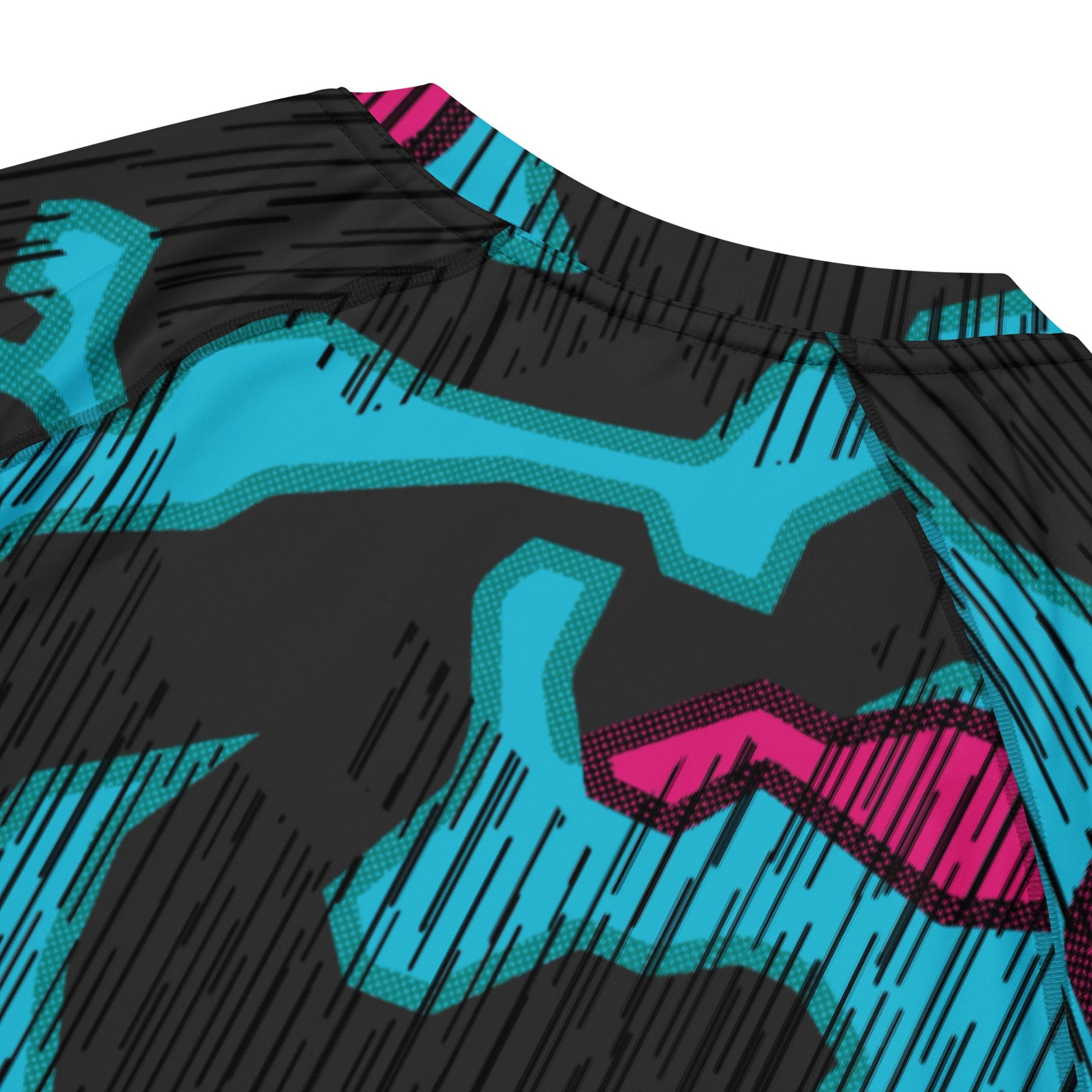 German Splittermuster Miami Urban CAMO Mens Short-Sleeve Rash Guard - Short-sleeve Guards