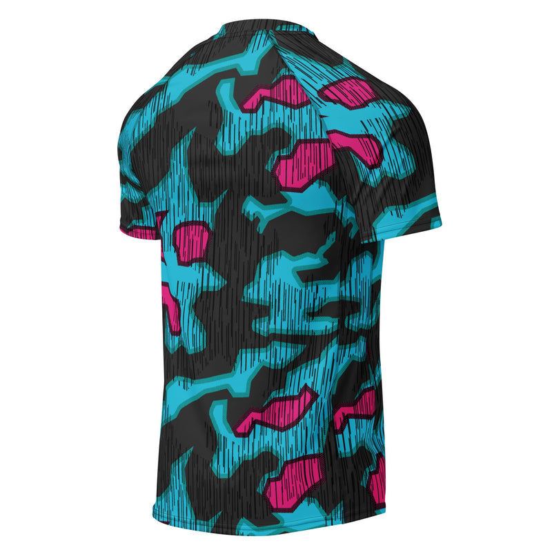 Splittermuster Miami Urban CAMO Mens Short-Sleeve Rash Guard
