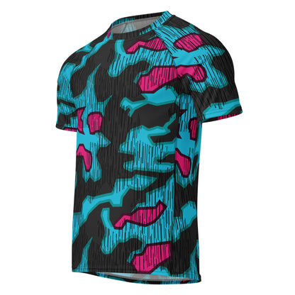 German Splittermuster Miami Urban CAMO Mens Short-Sleeve Rash Guard - Short-sleeve Guards