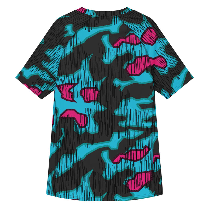 Splittermuster Miami Urban CAMO Mens Short-Sleeve Rash Guard