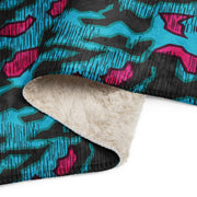 Splittermuster Miami Urban CAMO Sherpa Blanket