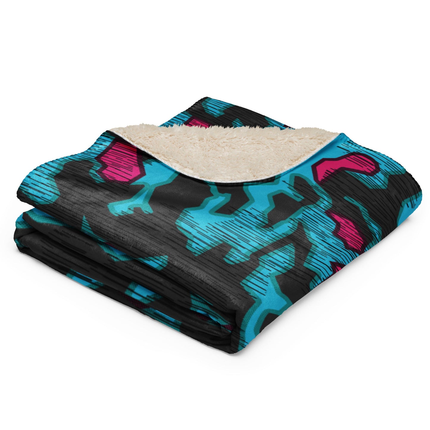German Splittermuster Miami Urban CAMO Sherpa blanket - Blanket