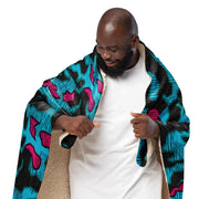 Splittermuster Miami Urban CAMO Sherpa Blanket
