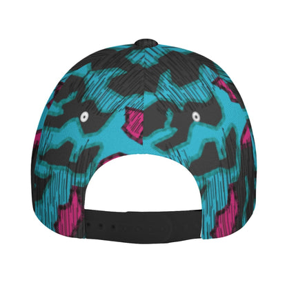 German Splittermuster Miami Urban CAMO Snapback Ball Cap - U / White