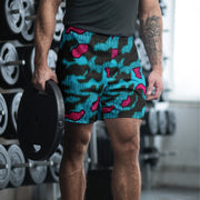 Splittermuster Miami Urban CAMO Unisex Athletic Long Shorts - 2XS