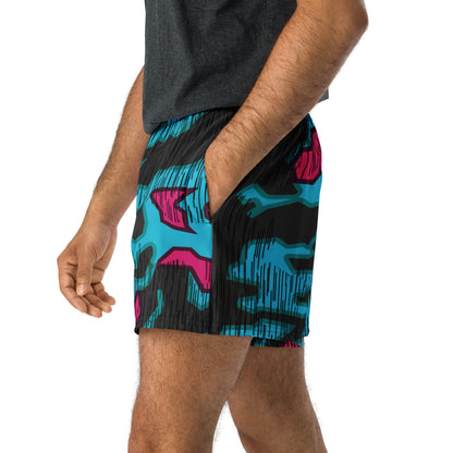 German Splittermuster Miami Urban CAMO Unisex Athletic Shorts - XS