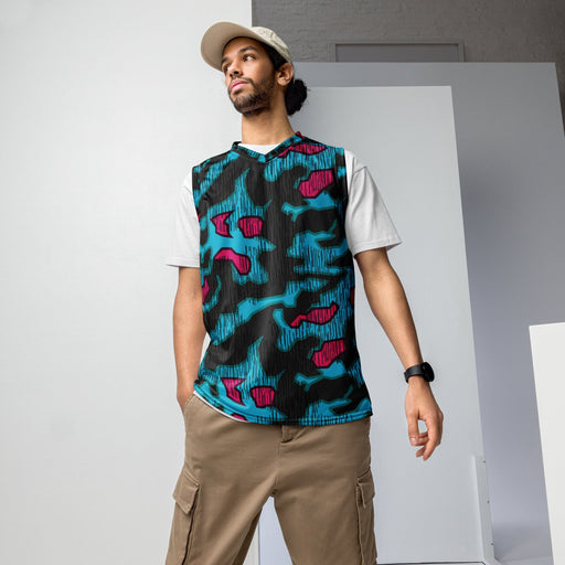 Splittermuster Miami Urban CAMO Unisex Basketball Jersey - 2XS