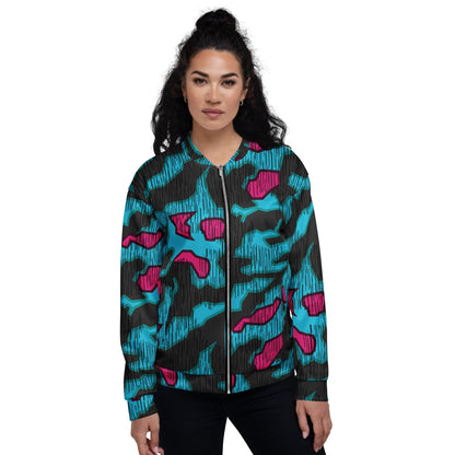 German Splittermuster Miami Urban CAMO Unisex Bomber Jacket - Jackets