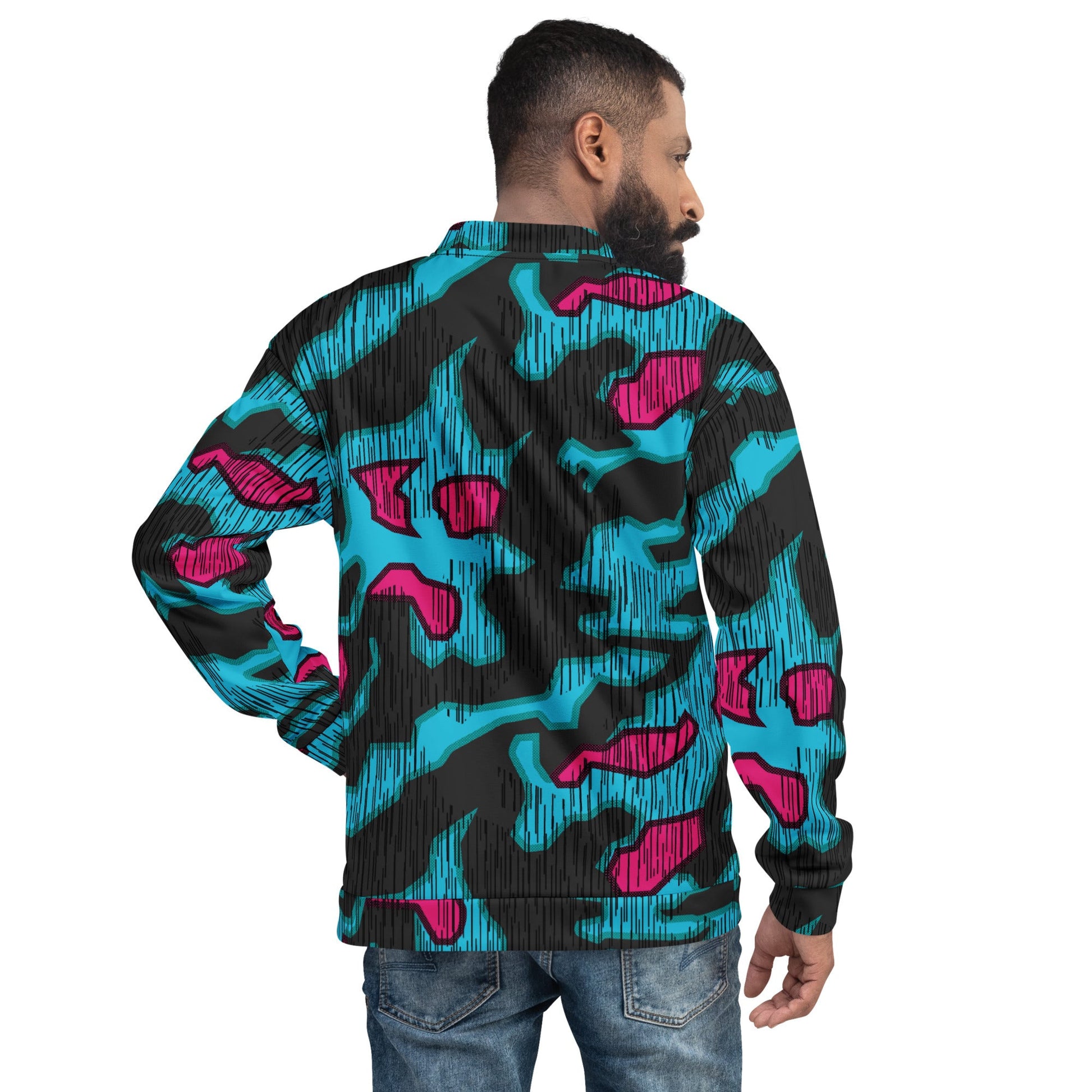 German Splittermuster Miami Urban CAMO Unisex Bomber Jacket - Jackets
