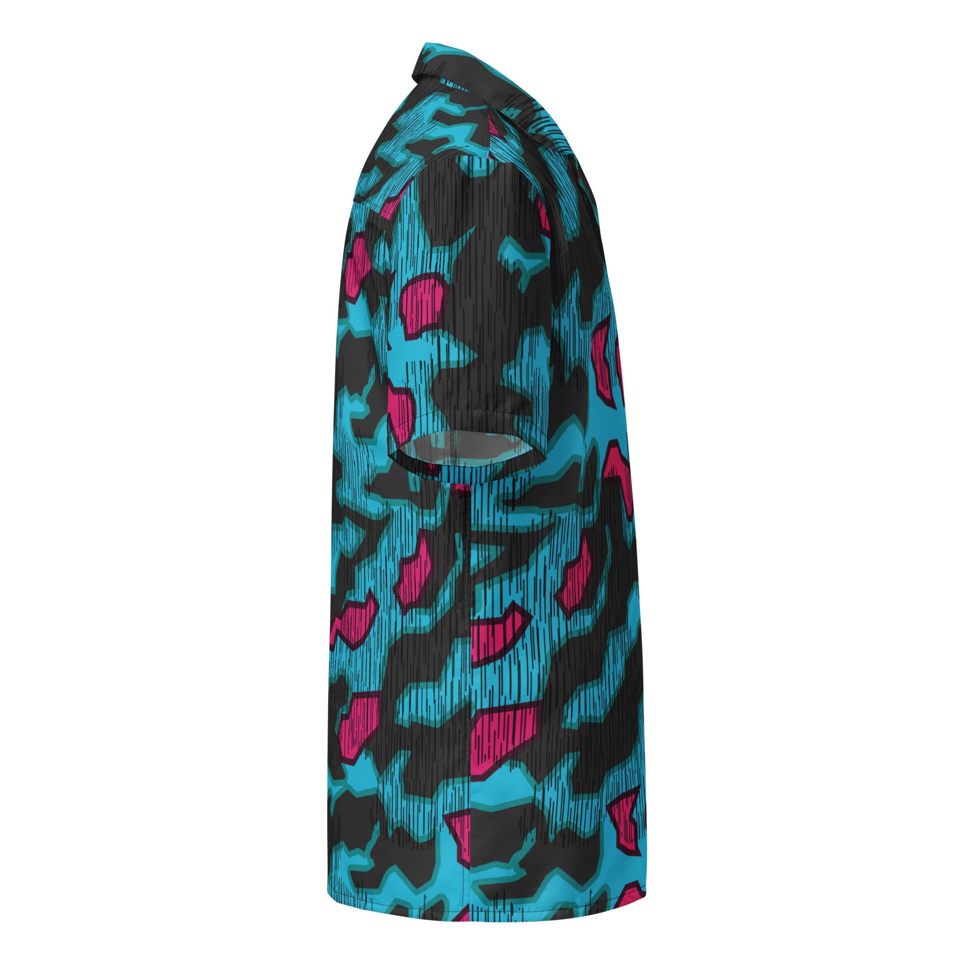 German Splittermuster Miami Urban CAMO Unisex button shirt - Button Shirts