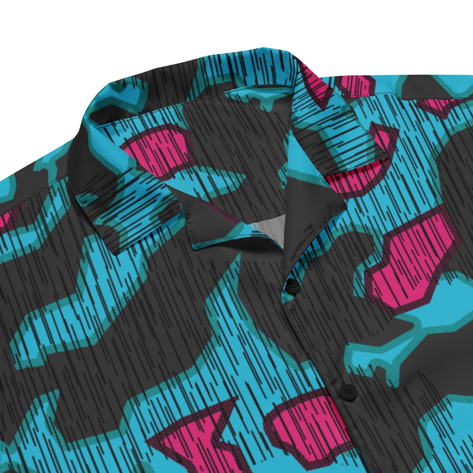 German Splittermuster Miami Urban CAMO Unisex button shirt - Button Shirts