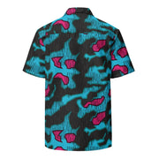 Splittermuster Miami Urban CAMO Unisex Short-Sleeve Button Shirt