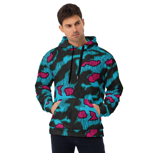 German Splittermuster Miami Urban CAMO Unisex Hoodie - 2XS - Hoodies