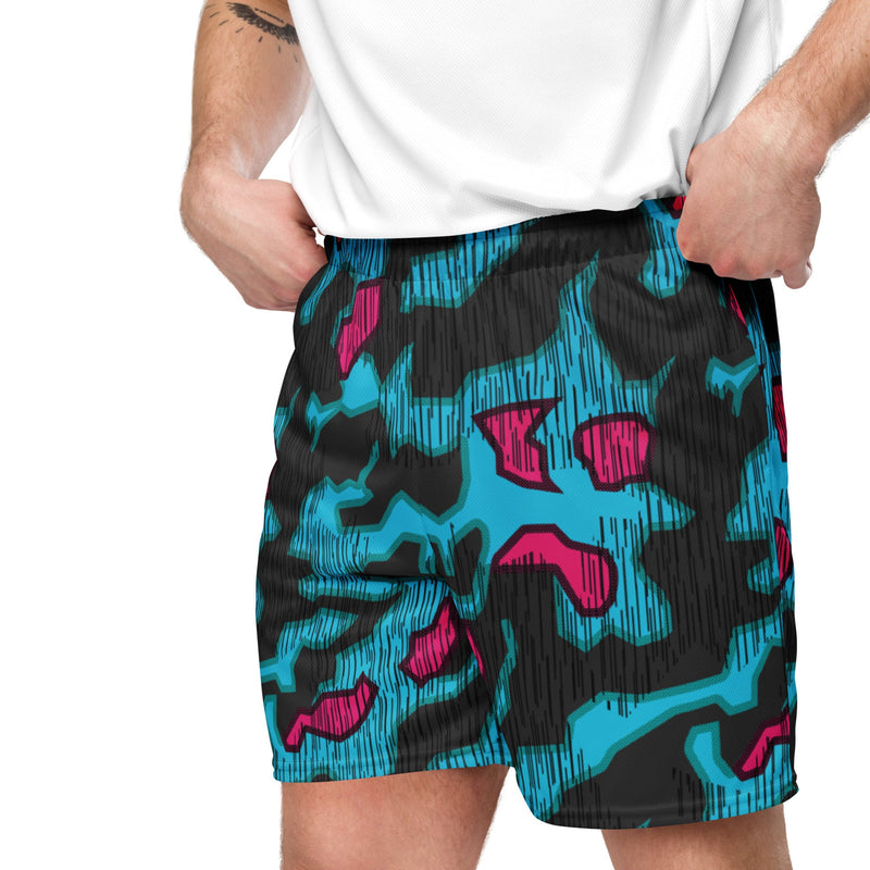 Splittermuster Miami Urban CAMO Unisex Mesh Shorts