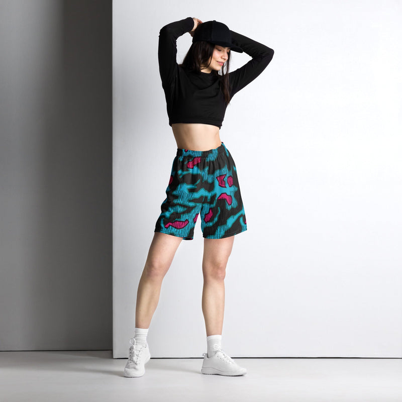 Splittermuster Miami Urban CAMO Unisex Mesh Shorts