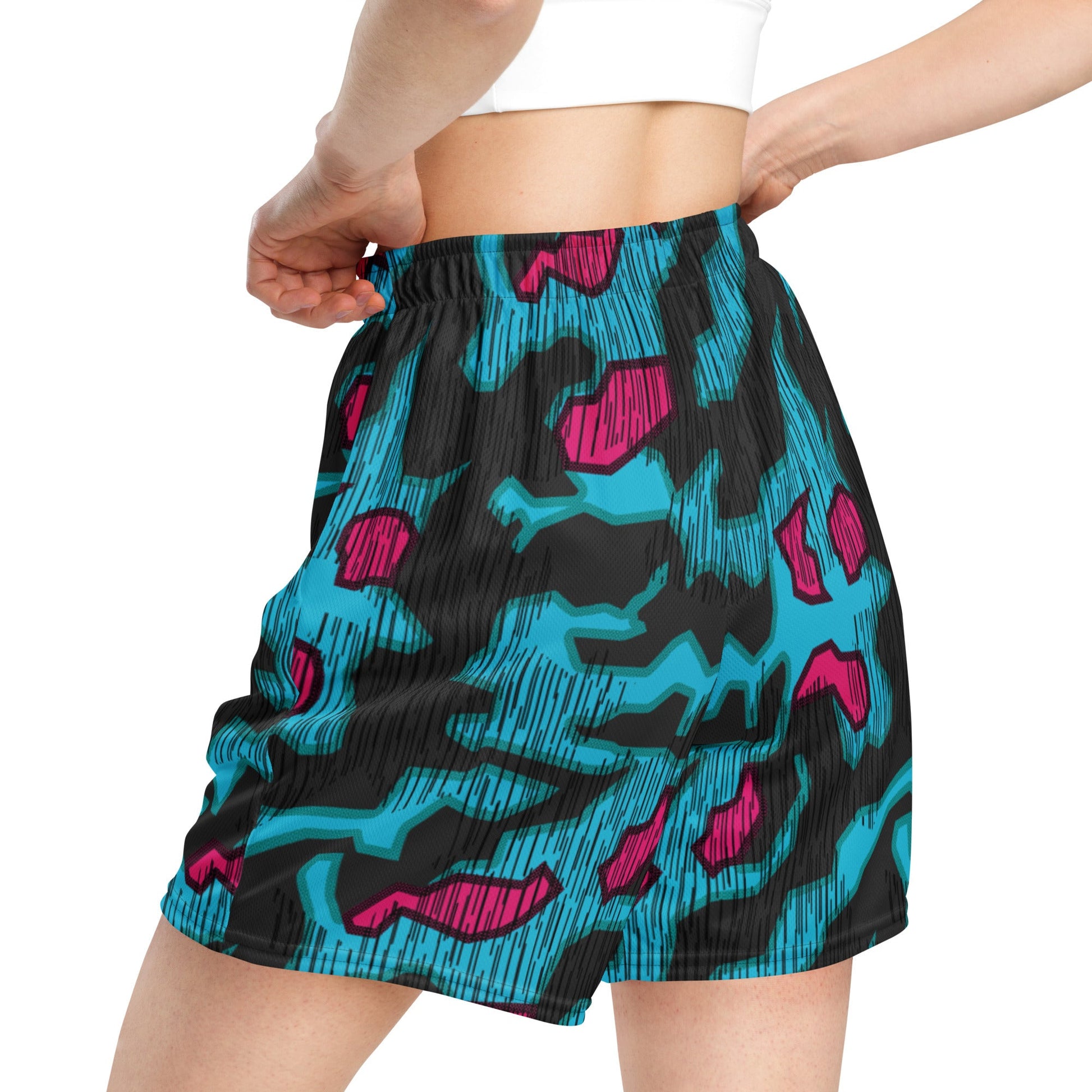 German Splittermuster Miami Urban CAMO Unisex mesh shorts - Mesh Shorts