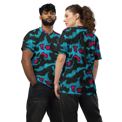 German Splittermuster Miami Urban CAMO Unisex Sports Jersey - 2XS