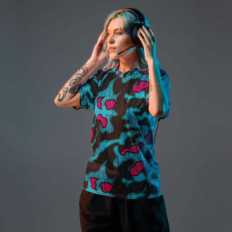 Splittermuster Miami Urban CAMO Unisex Sports Jersey