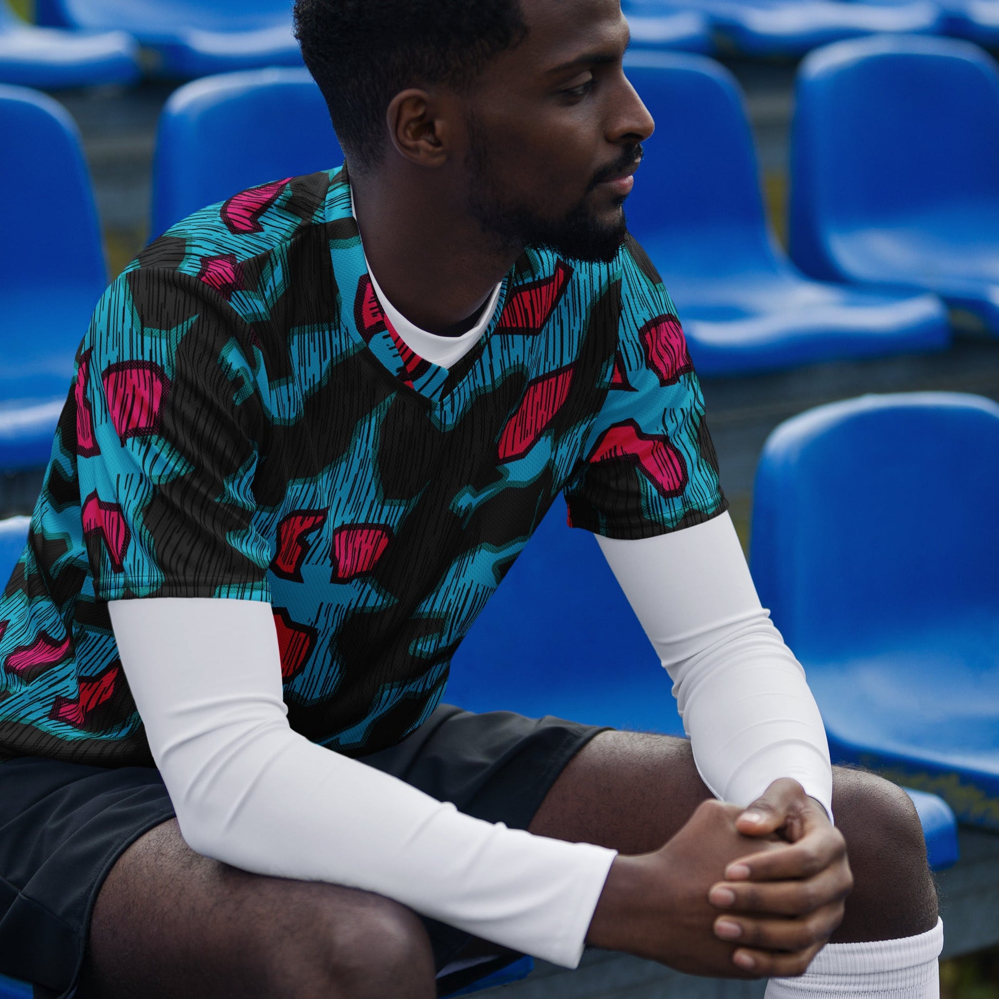 German Splittermuster Miami Urban CAMO Unisex Sports Jersey