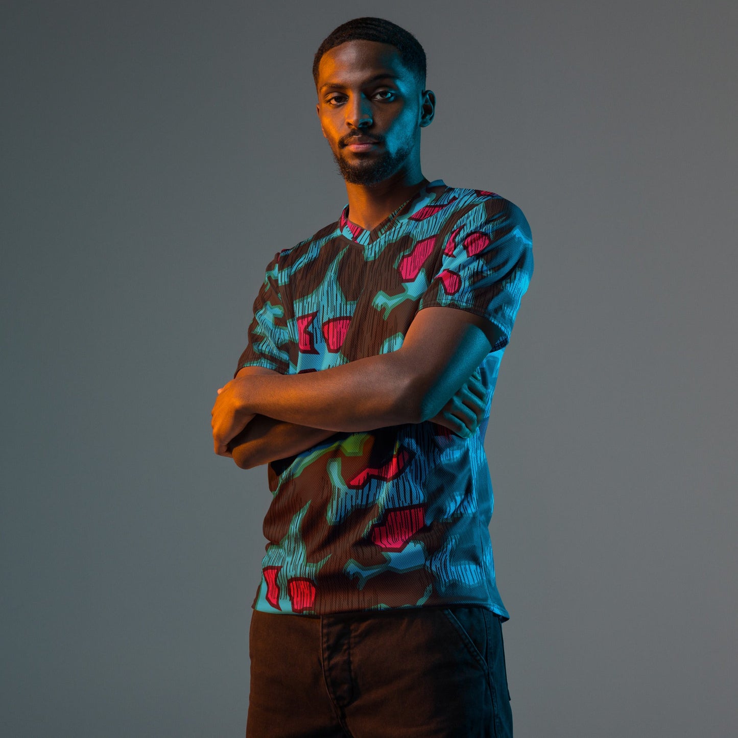 German Splittermuster Miami Urban CAMO Unisex Sports Jersey