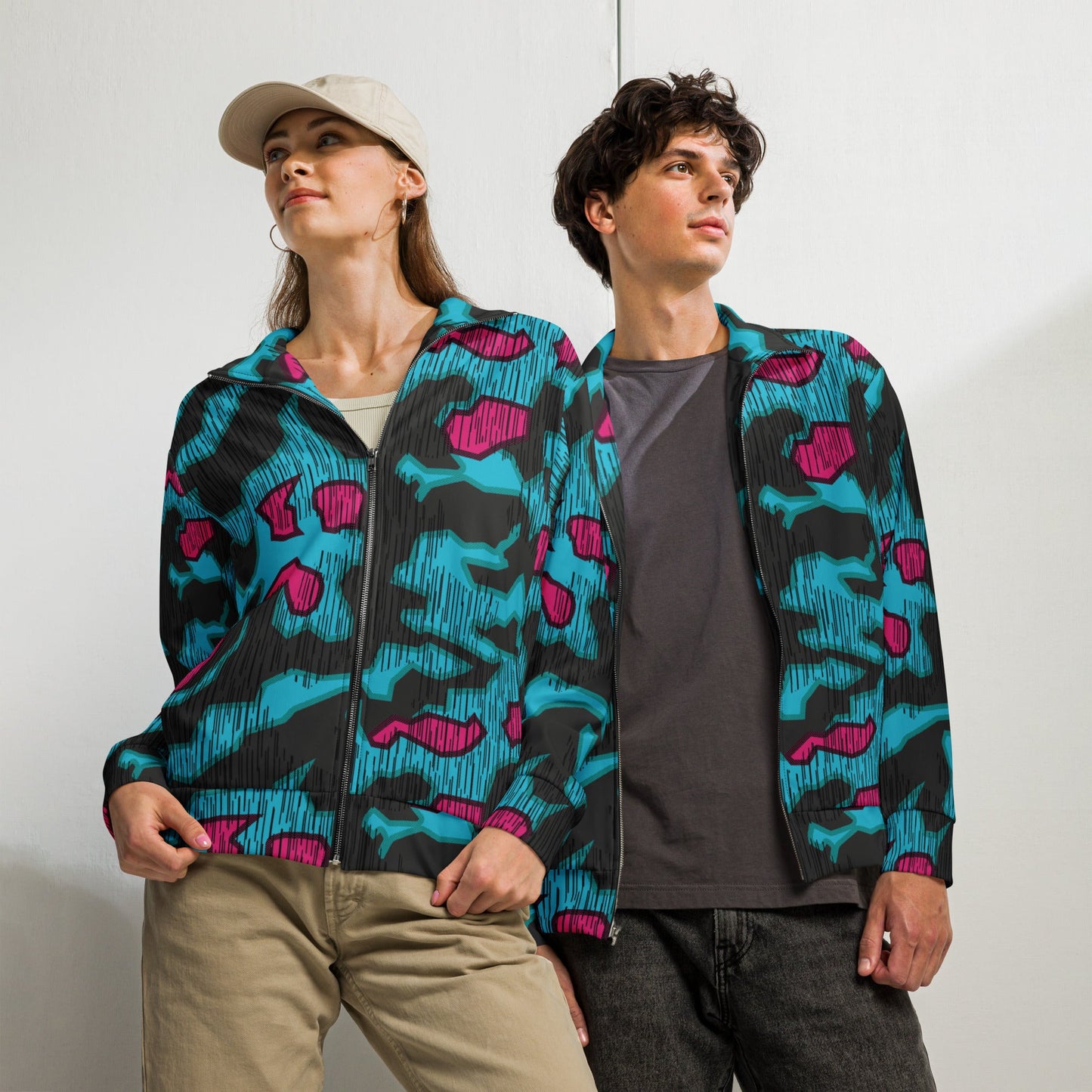 German Splittermuster Miami Urban CAMO Unisex Track Jacket - 2XS