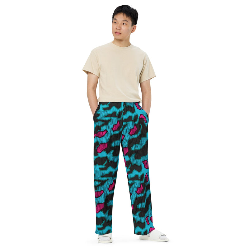 Splittermuster Miami Urban CAMO Unisex Wide-Leg Leisure Pants