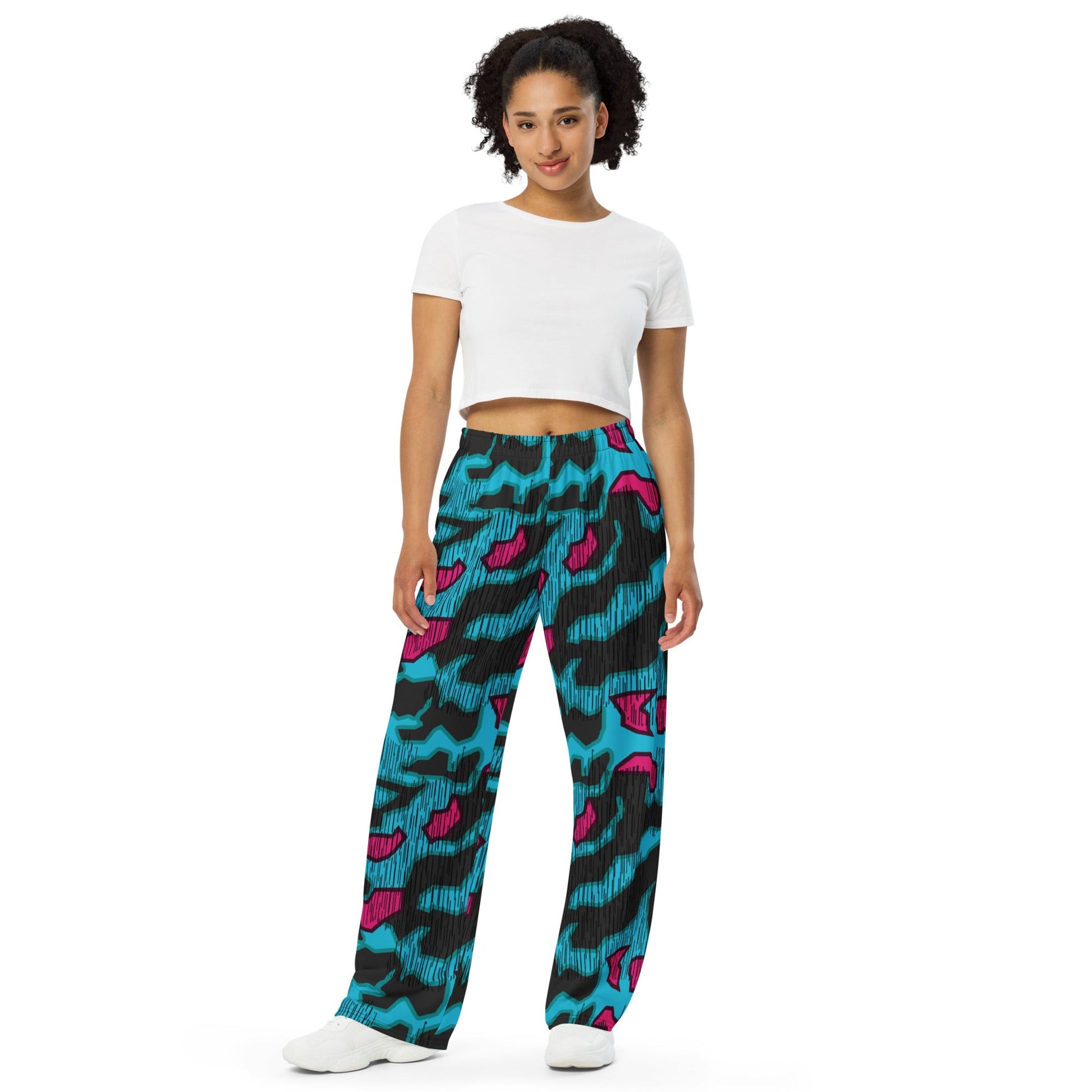 German Splittermuster Miami Urban CAMO unisex wide-leg pants - Wide-leg Pants