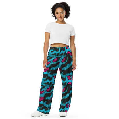 German Splittermuster Miami Urban CAMO unisex wide-leg pants - Wide-leg Pants