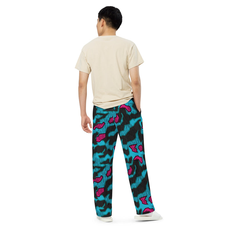 Splittermuster Miami Urban CAMO Unisex Wide-Leg Leisure Pants