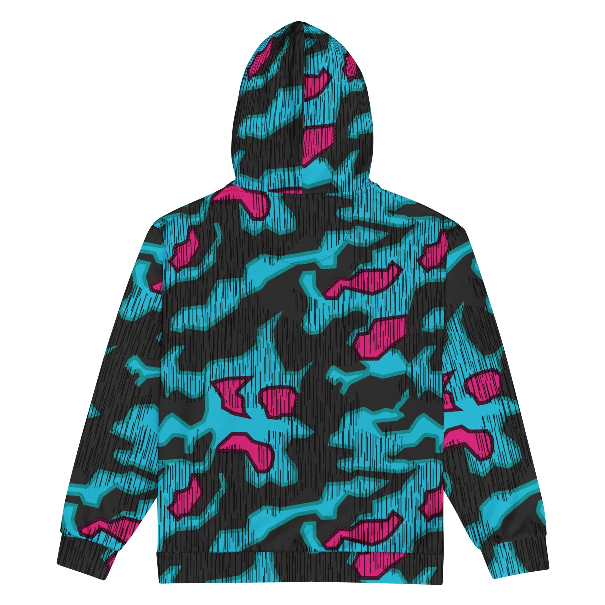 German Splittermuster Miami Urban CAMO Unisex Zip Hoodie