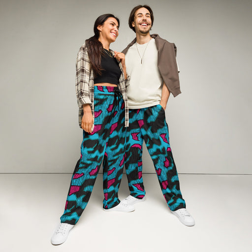 Splittermuster Miami Urban CAMO Unisex Wide-Leg Joggers - 2XS