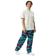 Splittermuster Miami Urban CAMO Unisex Wide-Leg Joggers