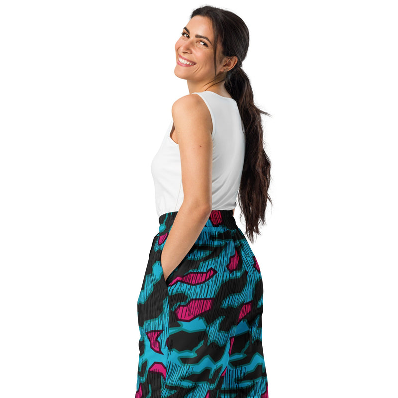 Splittermuster Miami Urban CAMO Unisex Wide-Leg Joggers