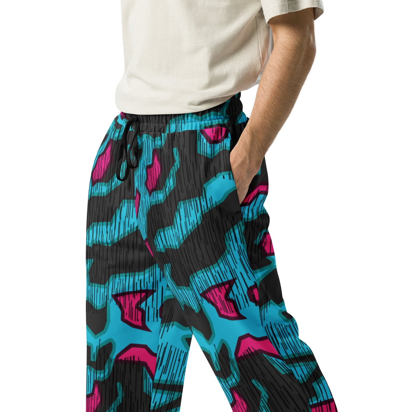 German Splittermuster Miami Urban CAMO Wide-leg joggers - Joggers