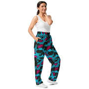 Splittermuster Miami Urban CAMO Unisex Wide-Leg Joggers