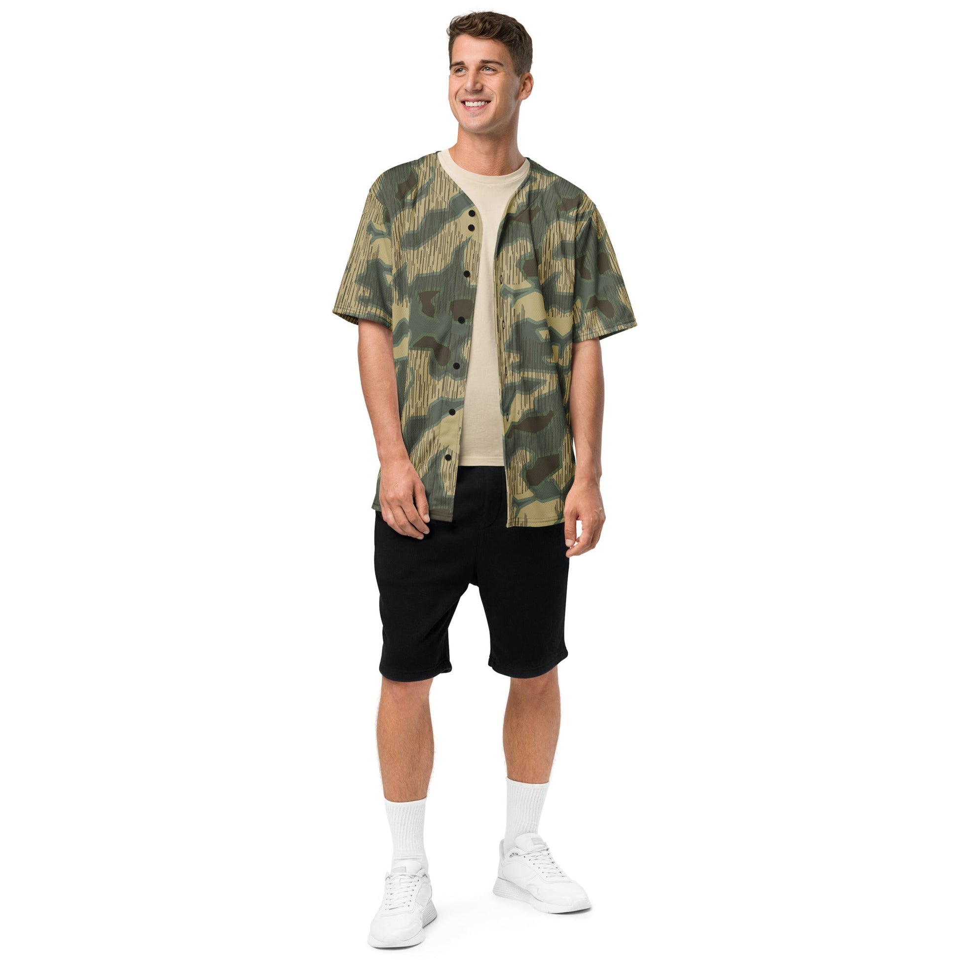 German Splittermuster Multi-terrain CAMO baseball jersey - Baseball Jerseys