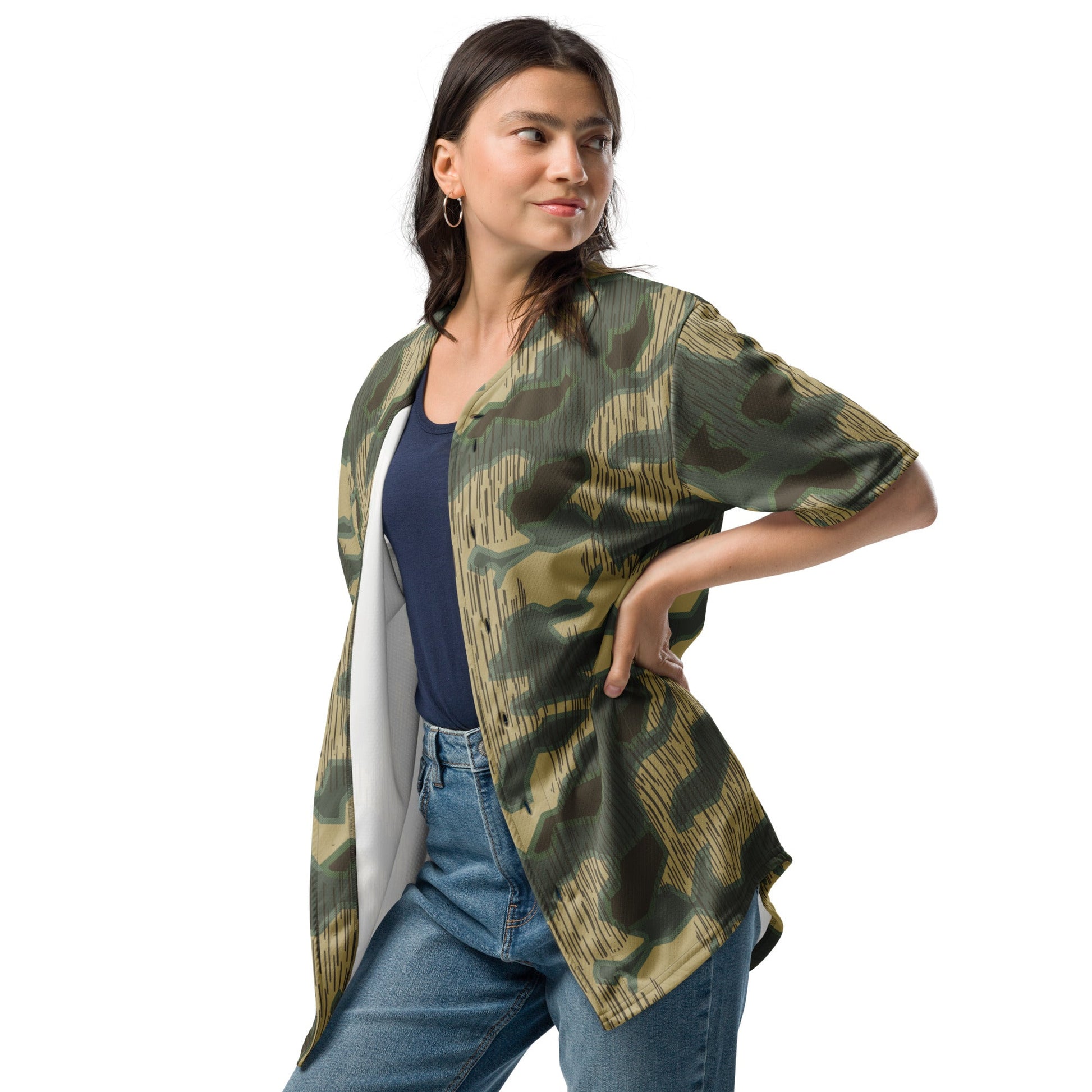 German Splittermuster Multi-terrain CAMO baseball jersey - Baseball Jerseys