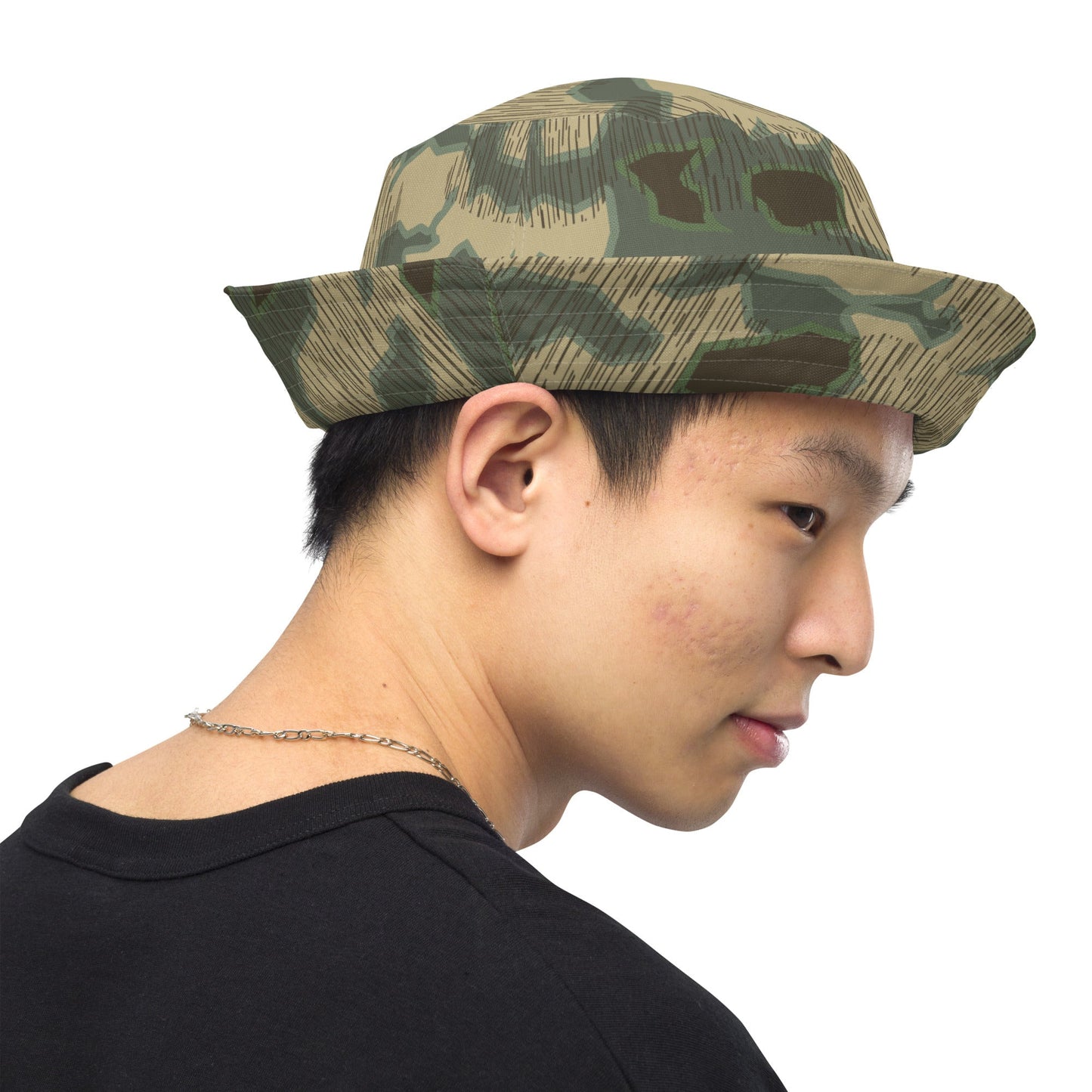 German Splittermuster Multi-terrain CAMO Reversible bucket hat - Bucket Hats