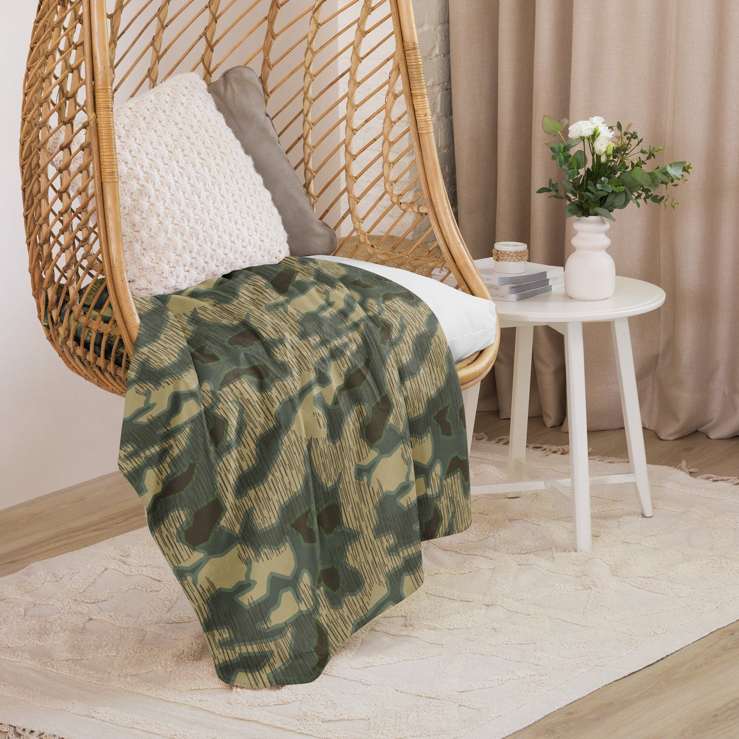 German Splittermuster Multi-terrain CAMO Sherpa Blanket