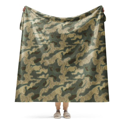 German Splittermuster Multi-terrain CAMO Sherpa blanket - 60″×80″ - Blankets