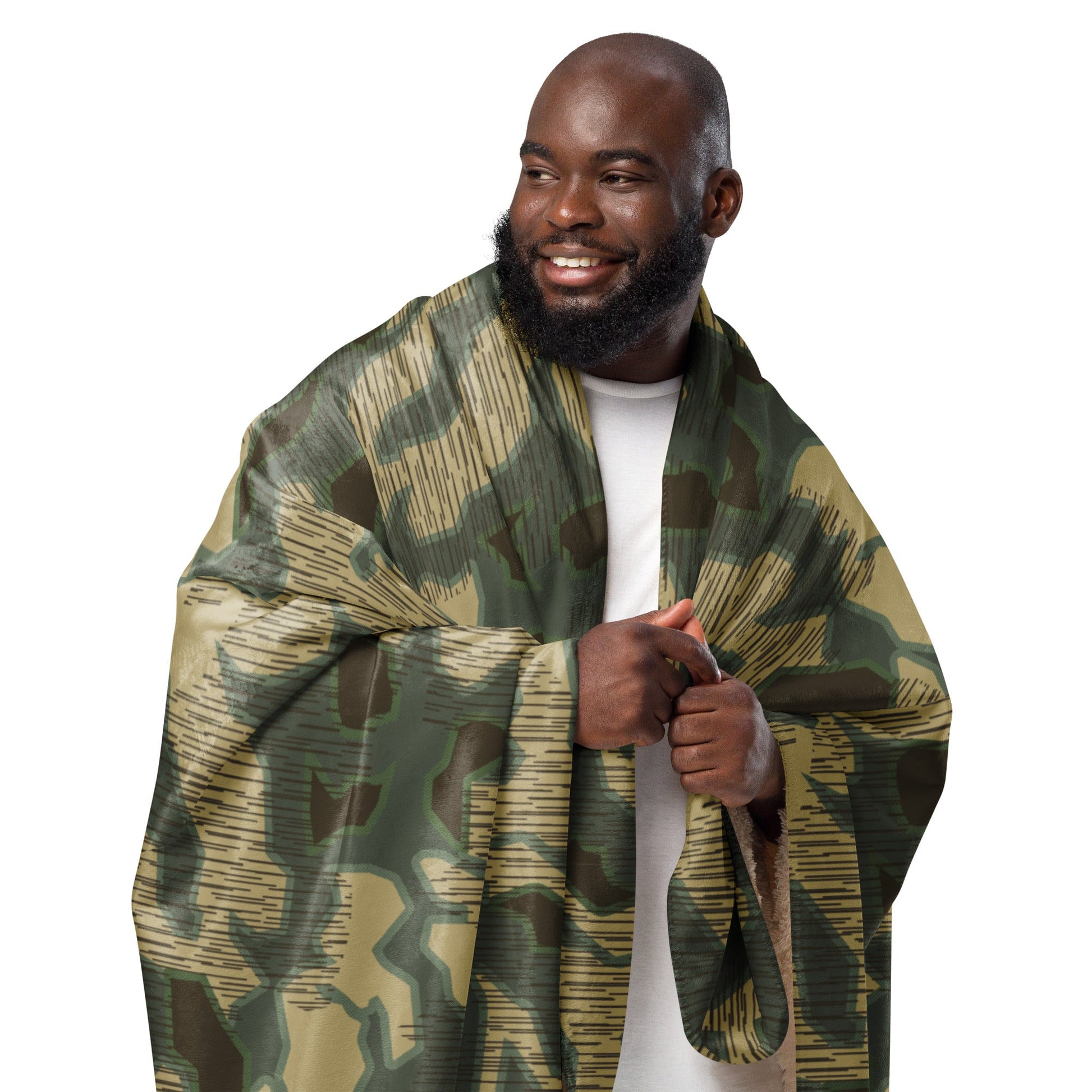 German Splittermuster Multi-terrain CAMO Sherpa Blanket