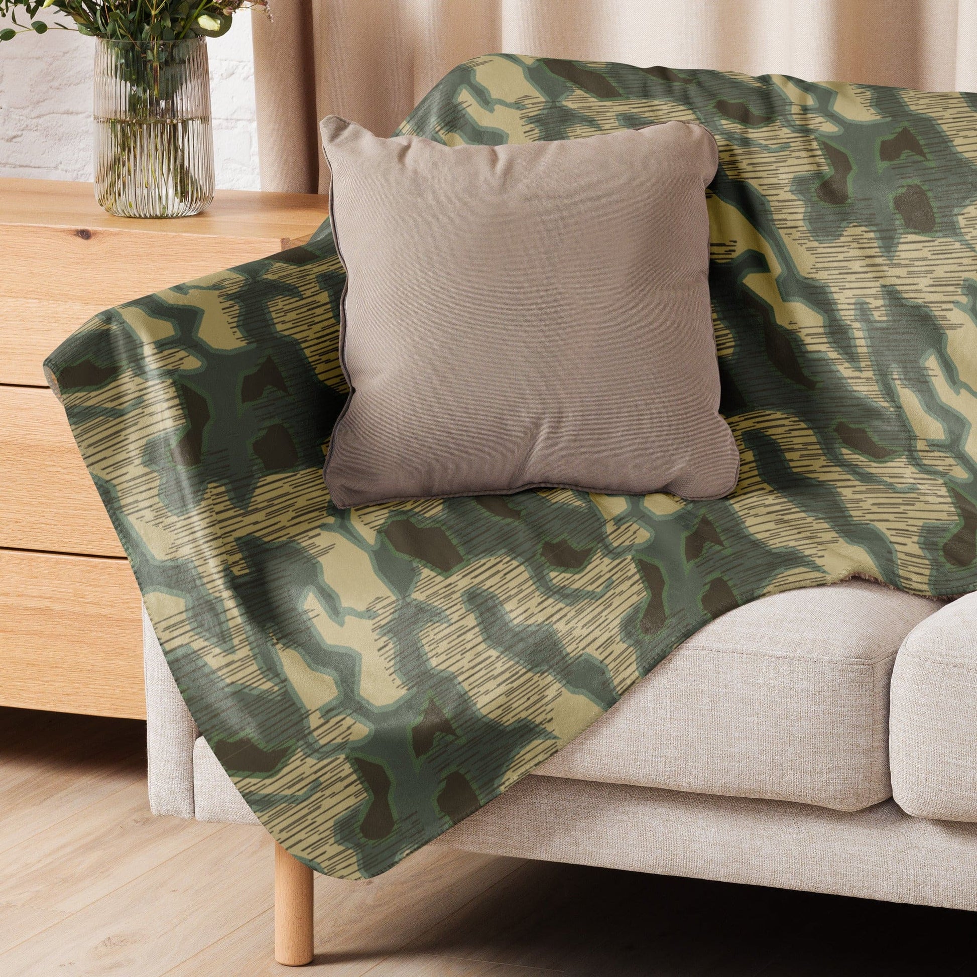 German Splittermuster Multi-terrain CAMO Sherpa blanket - Blankets