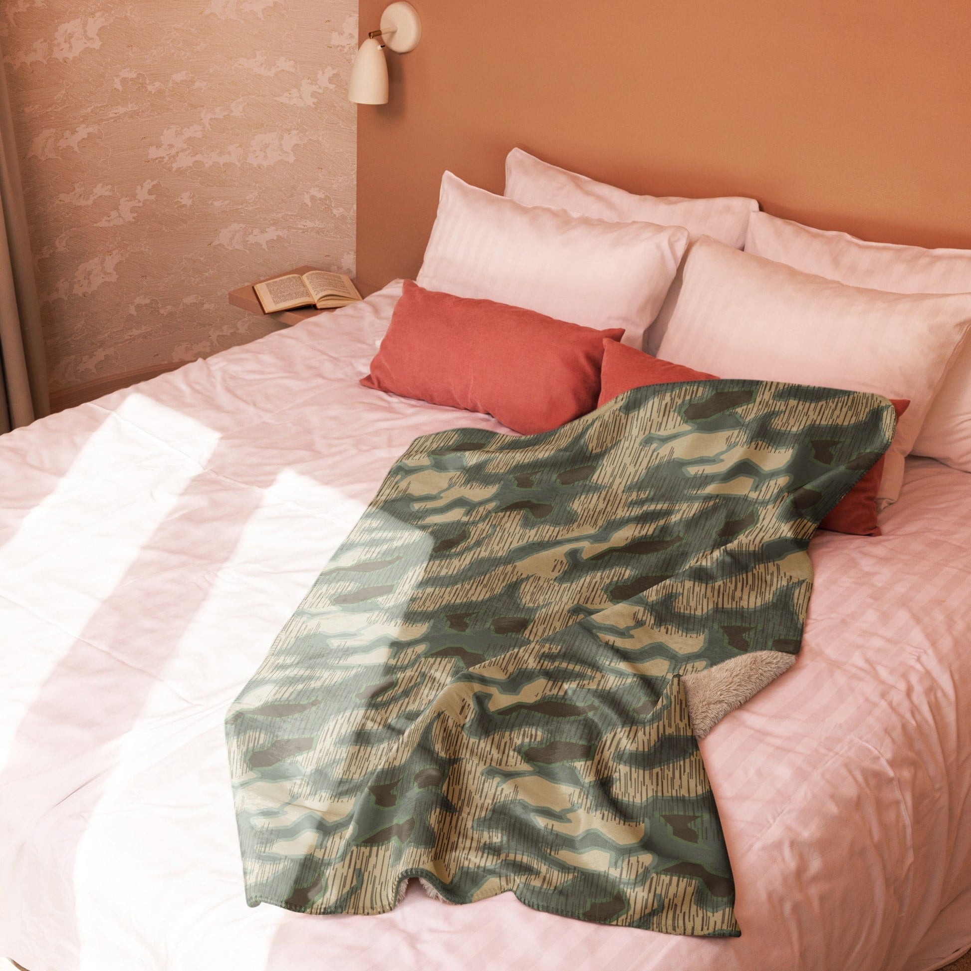 German Splittermuster Multi-terrain CAMO Sherpa blanket - Blankets
