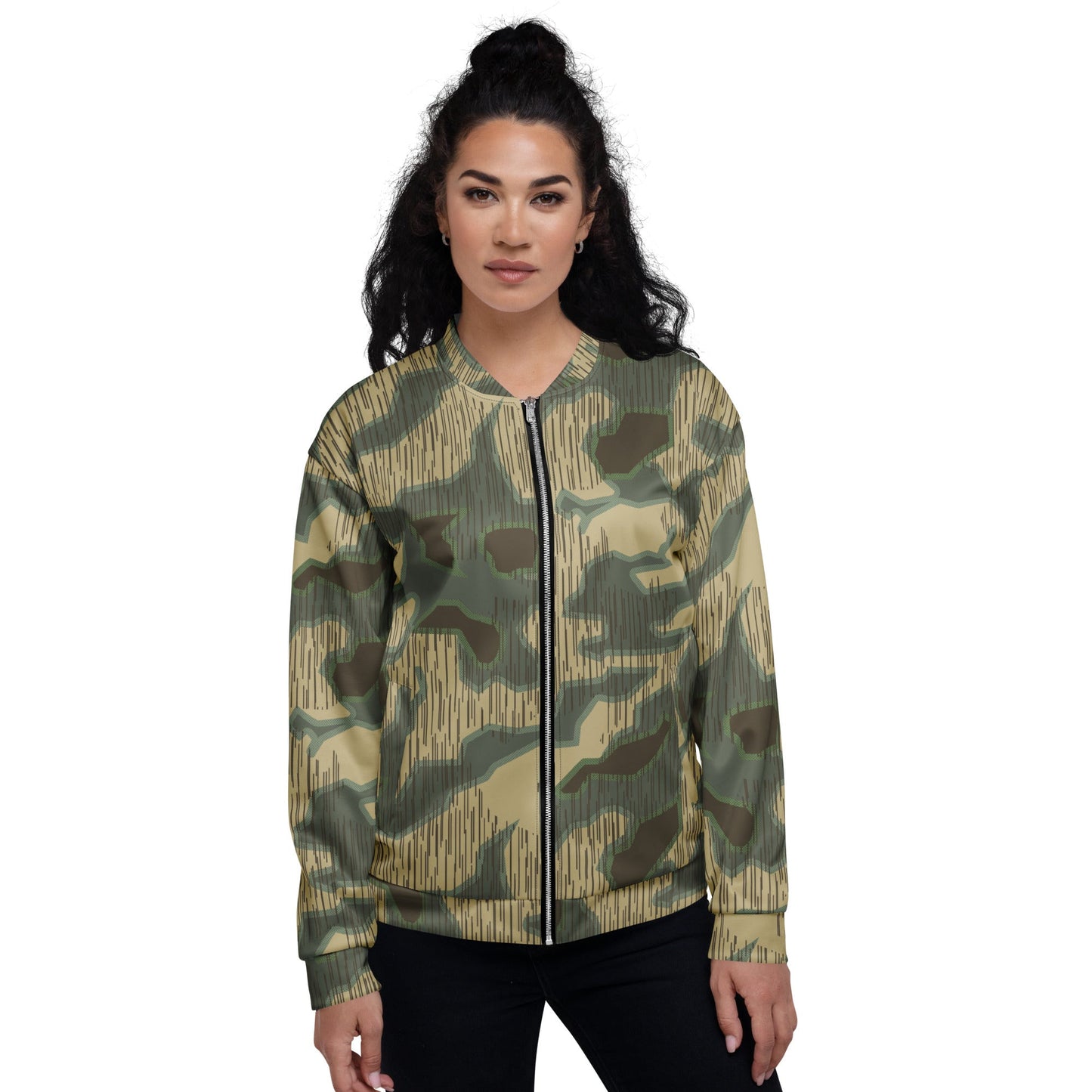 German Splittermuster Multi-terrain CAMO Unisex Bomber Jacket