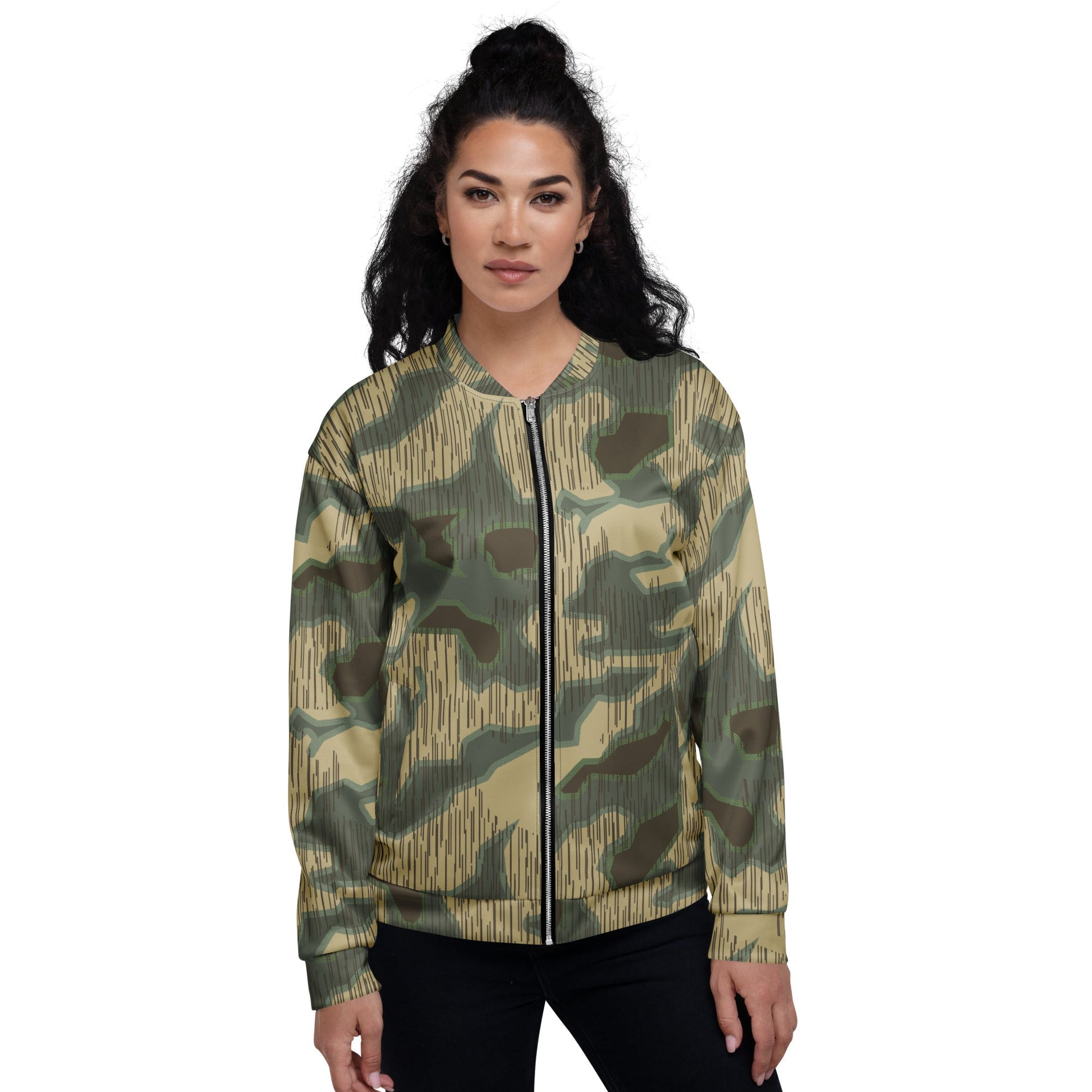 German Splittermuster Multi-terrain CAMO Unisex Bomber Jacket