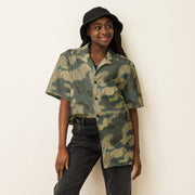 Splittermuster Multi-terrain CAMO Unisex Short-Sleeve Button Shirt