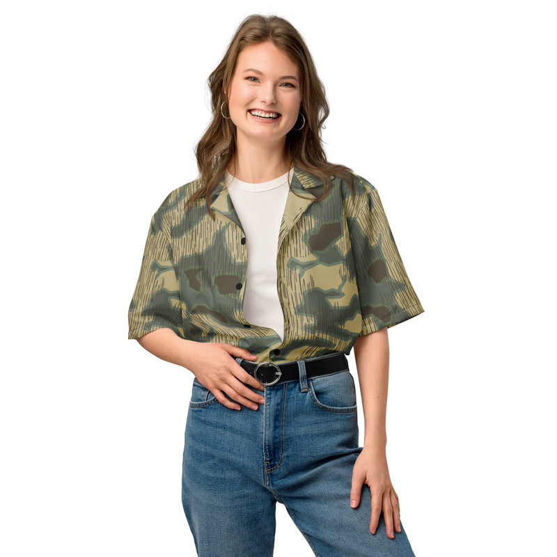 Splittermuster Multi-terrain CAMO Unisex Short-Sleeve Button Shirt